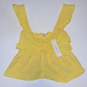 Beautiful sunshine yellow boutique tank top